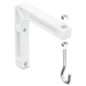 Quartet® Wall Mount For Projection Screen, 6.75w X 1.25d X 7.5h, 2-set, White freeshipping - TVN Wholesale
